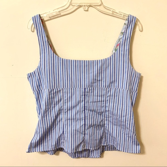 American Living Striped Top - Blue/White - Size 12 - Picture 2 of 7